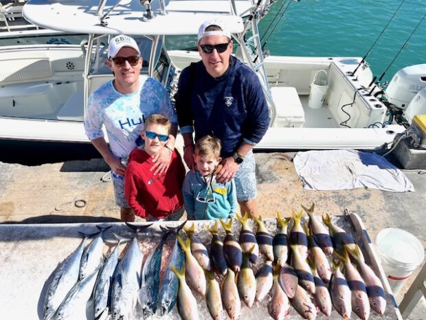This family got it done on a 4 hour reef trip!
