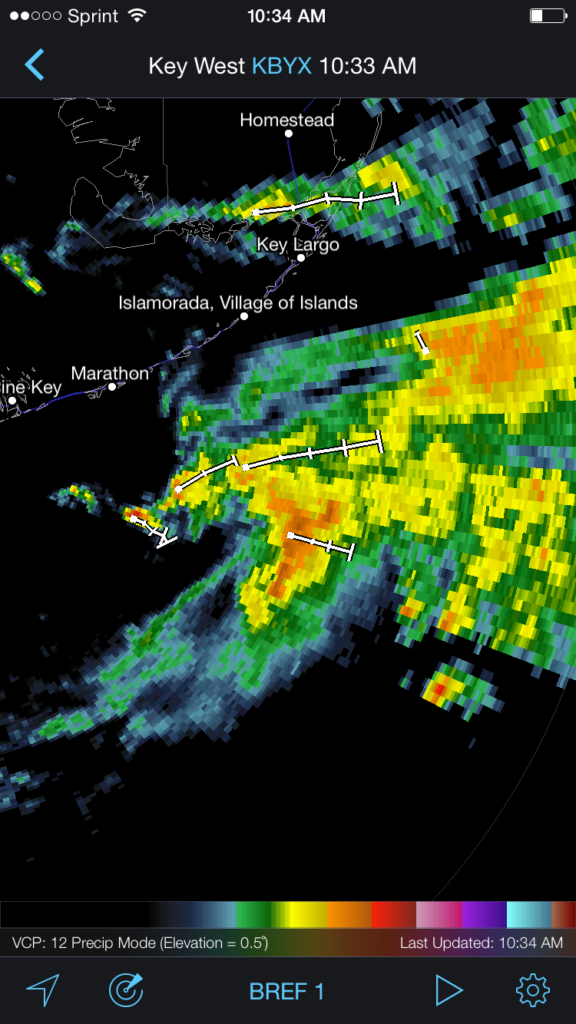 February 1 20% chance of rain, winds SSE 10kts...It's blowing 20kts and poured this morning!!!