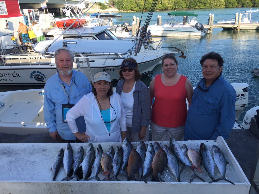 Nice catch from the bay for this group of friends