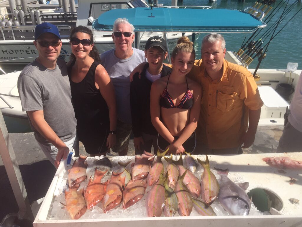 An outstanding patch reef catch for this family